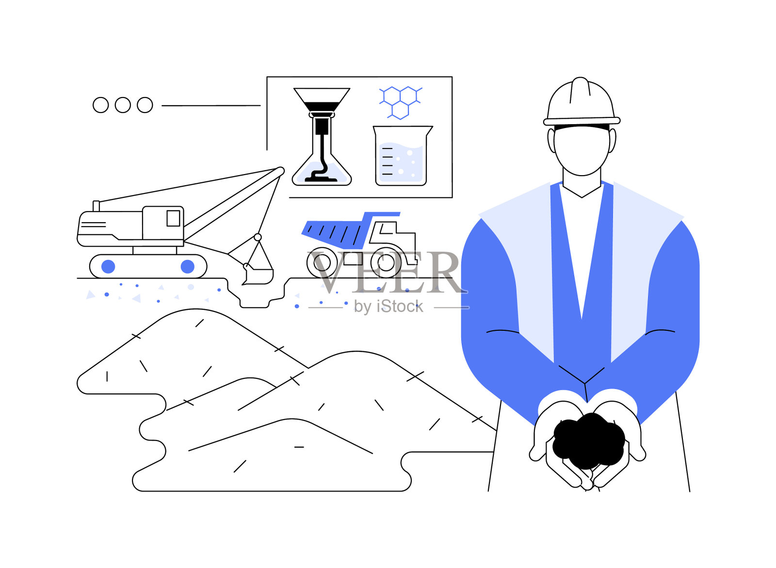 油砂抽象概念设计元素图片