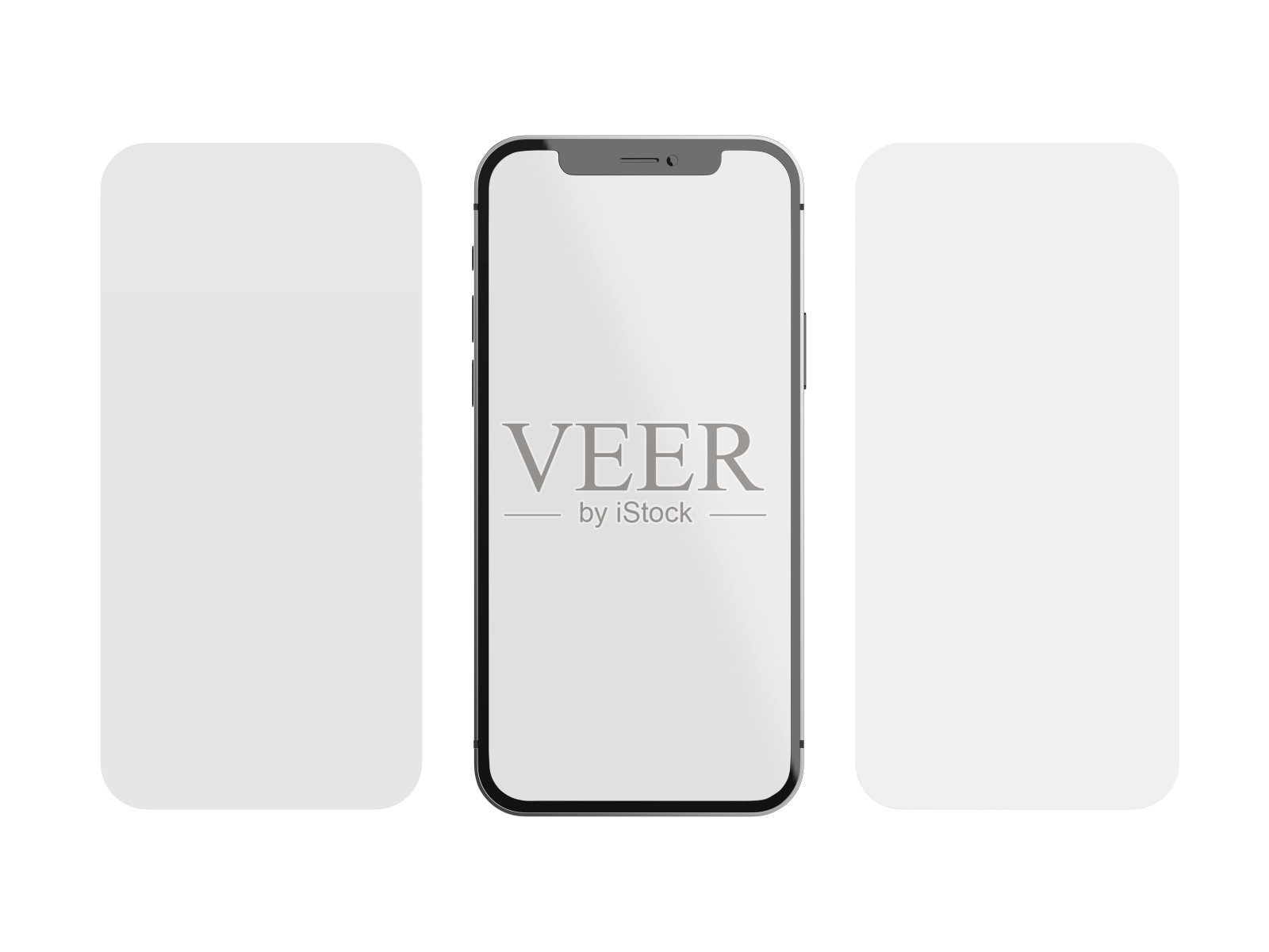 空白移动屏幕的任何数字显示。照片摄影图片