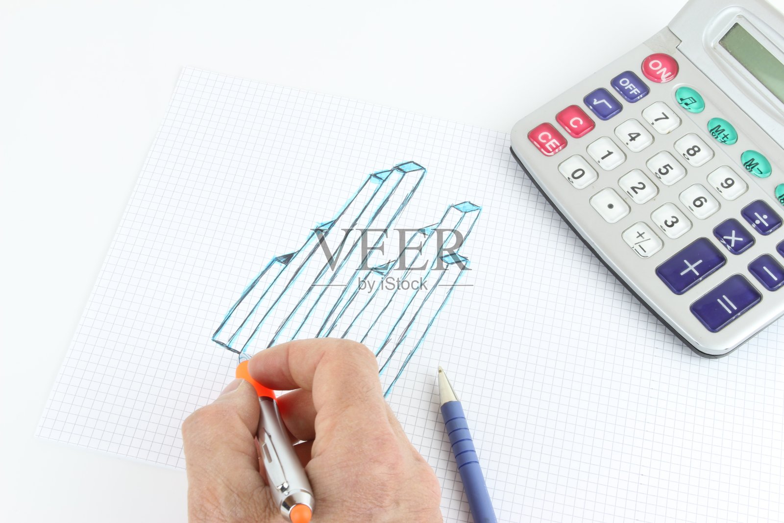 经济金融图的研究照片摄影图片