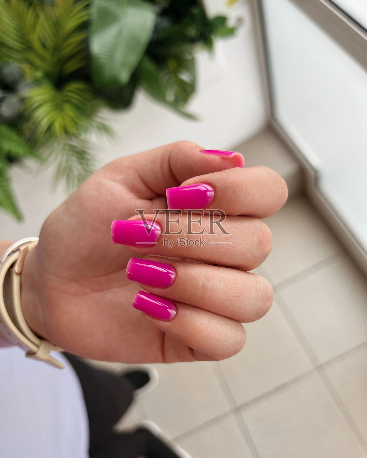 精心修剪的指甲的设计理念特写照片摄影图片