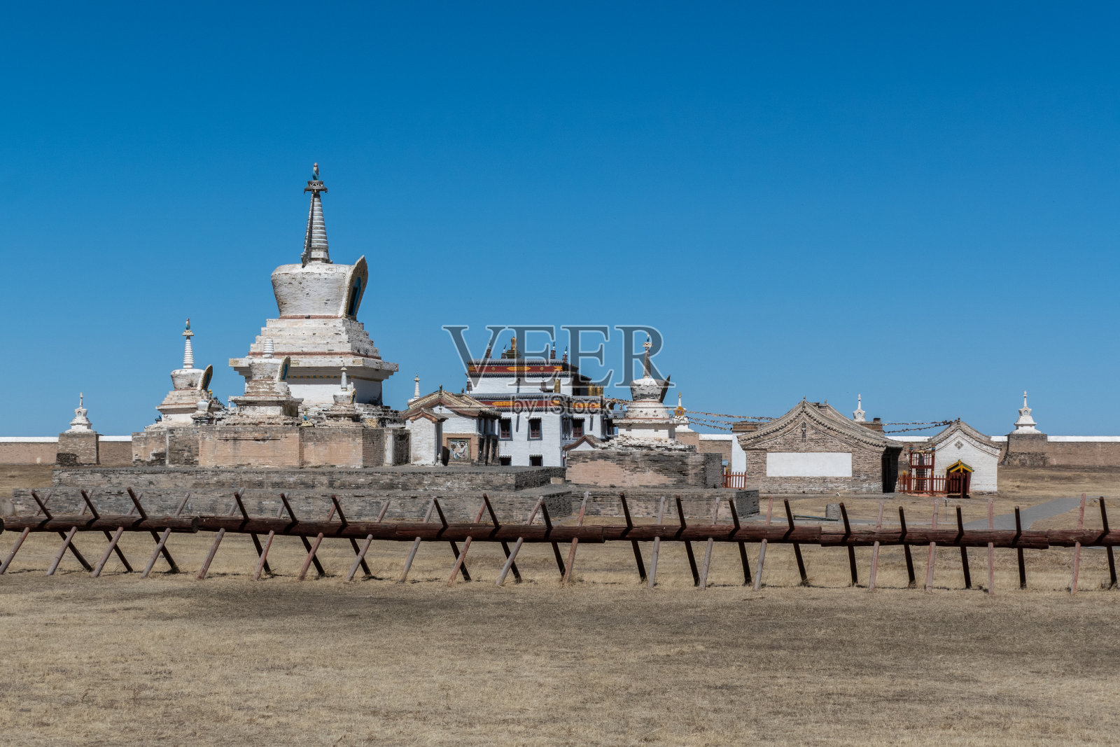 蒙古哈尔克林市额尔德尼祖祖寺照片摄影图片