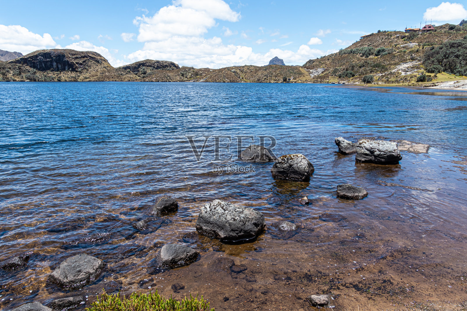 埃尔卡哈斯国家公园，托雷多拉湖。厄瓜多尔照片摄影图片