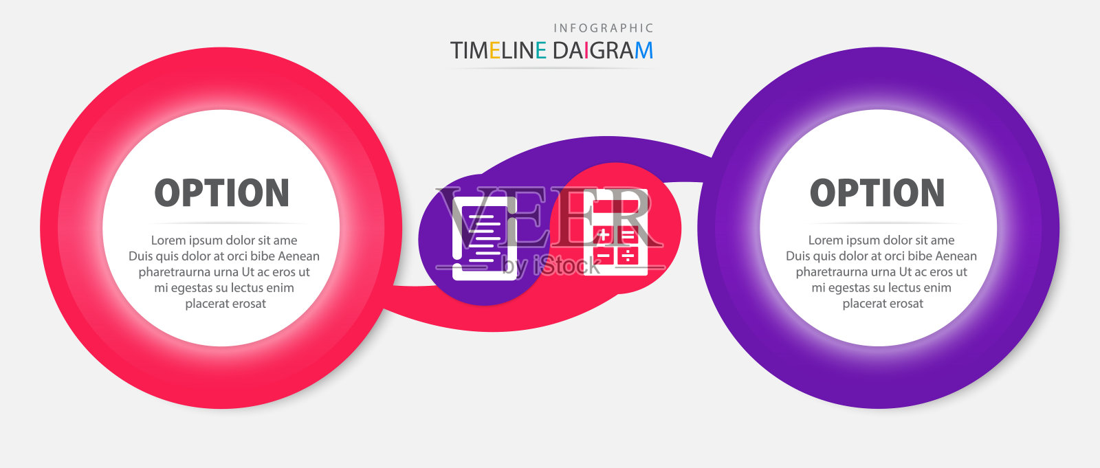 现代信息图形元素与图表，图表，过程插画图片素材