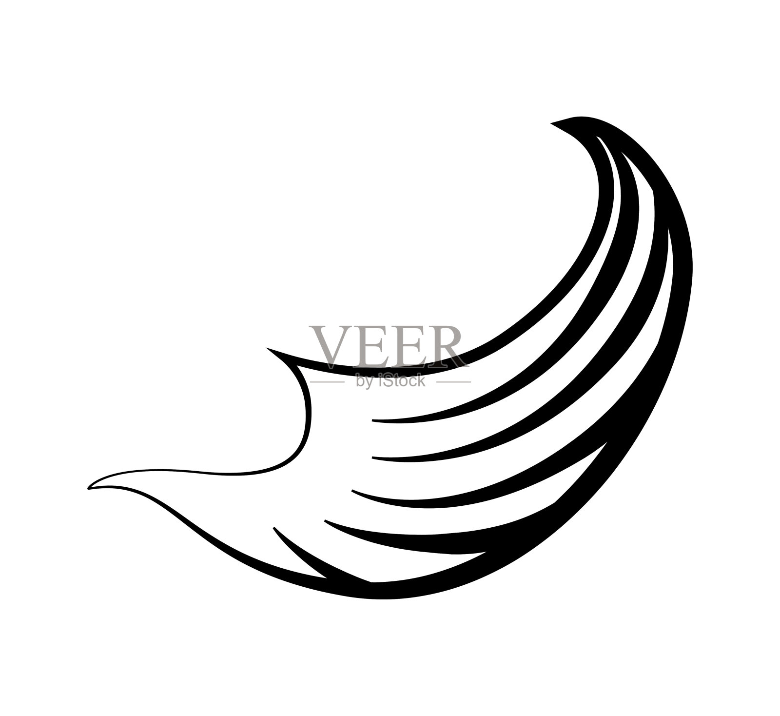 1403. i017.001.p.m004.c23。翅膀黑色套装插画图片素材