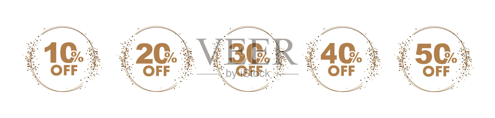 折扣标签插画图片素材