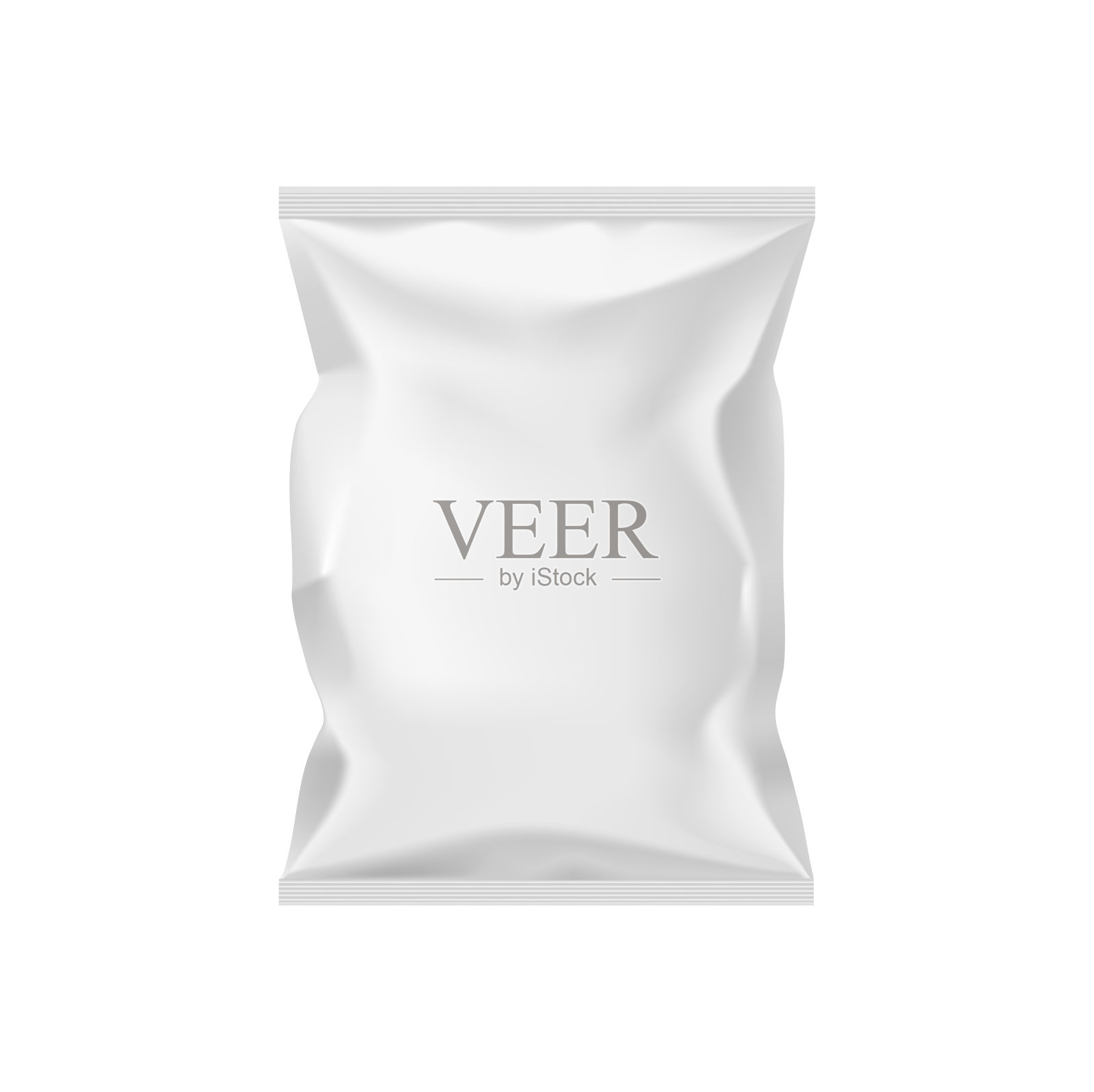 聚合物、纸或铝箔包装的产品包装插画图片素材