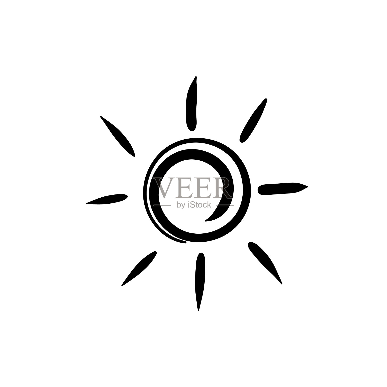 太阳插画图片素材