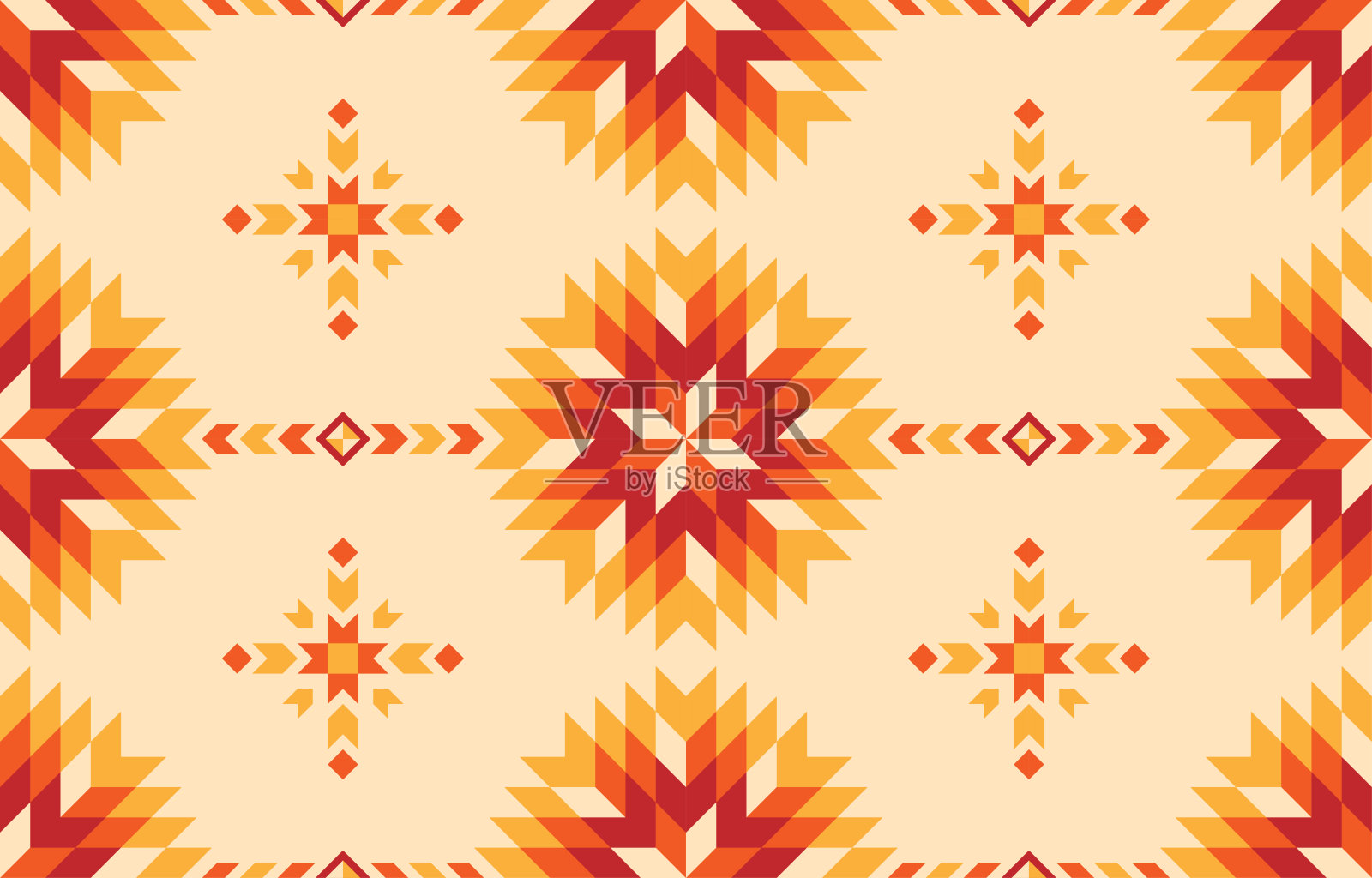 美洲原住民图案006插画图片素材