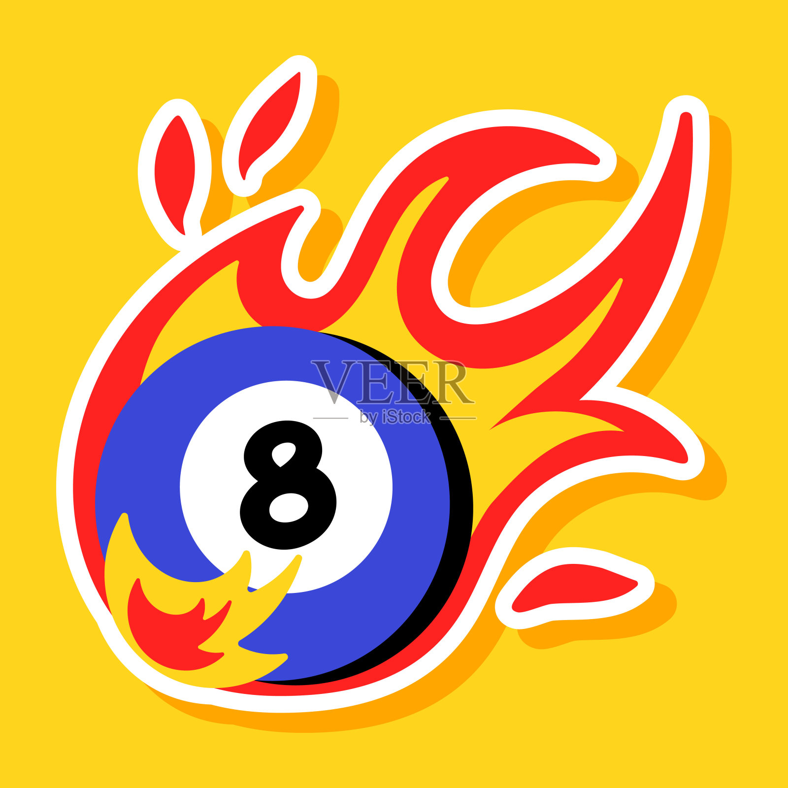 池球插画图片素材