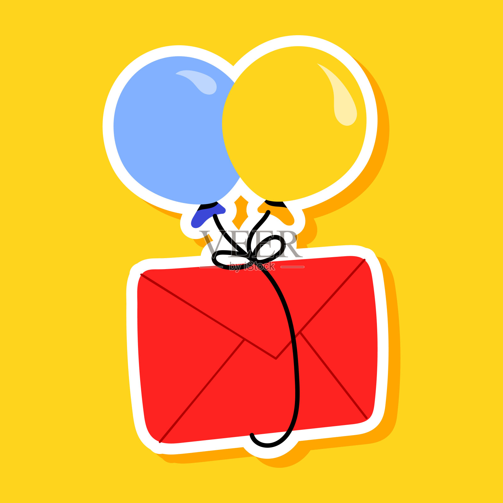 生日贺卡插画图片素材