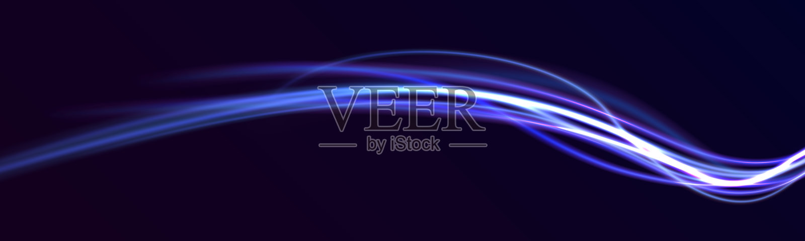 4 .霓虹背景蓝色插画图片素材