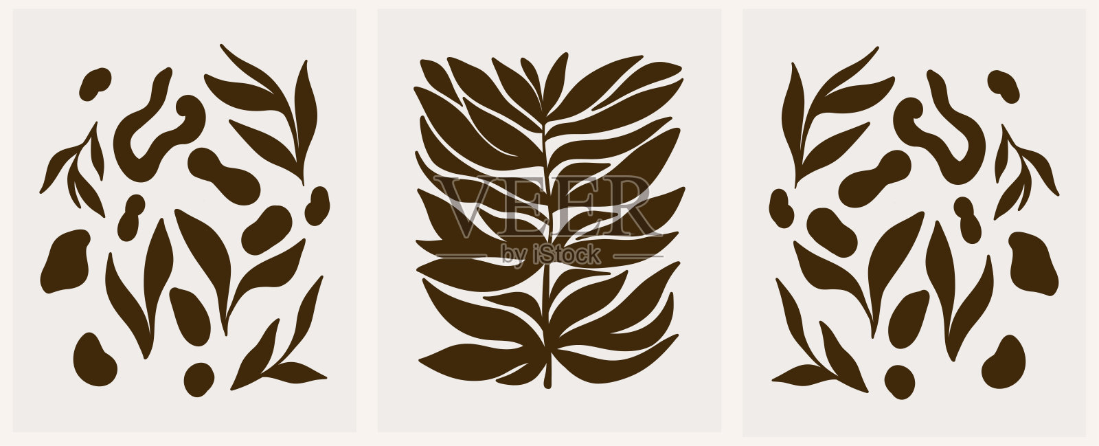 花卉市场印刷。抽象花卉矢量插图。花卉市场海报概念模板完美的明信片，墙壁艺术，横幅等。复古的70、80、90年代的植物设计。插画图片素材