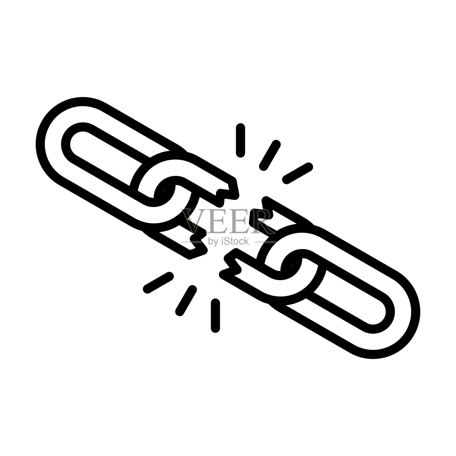 链图标插画图片素材