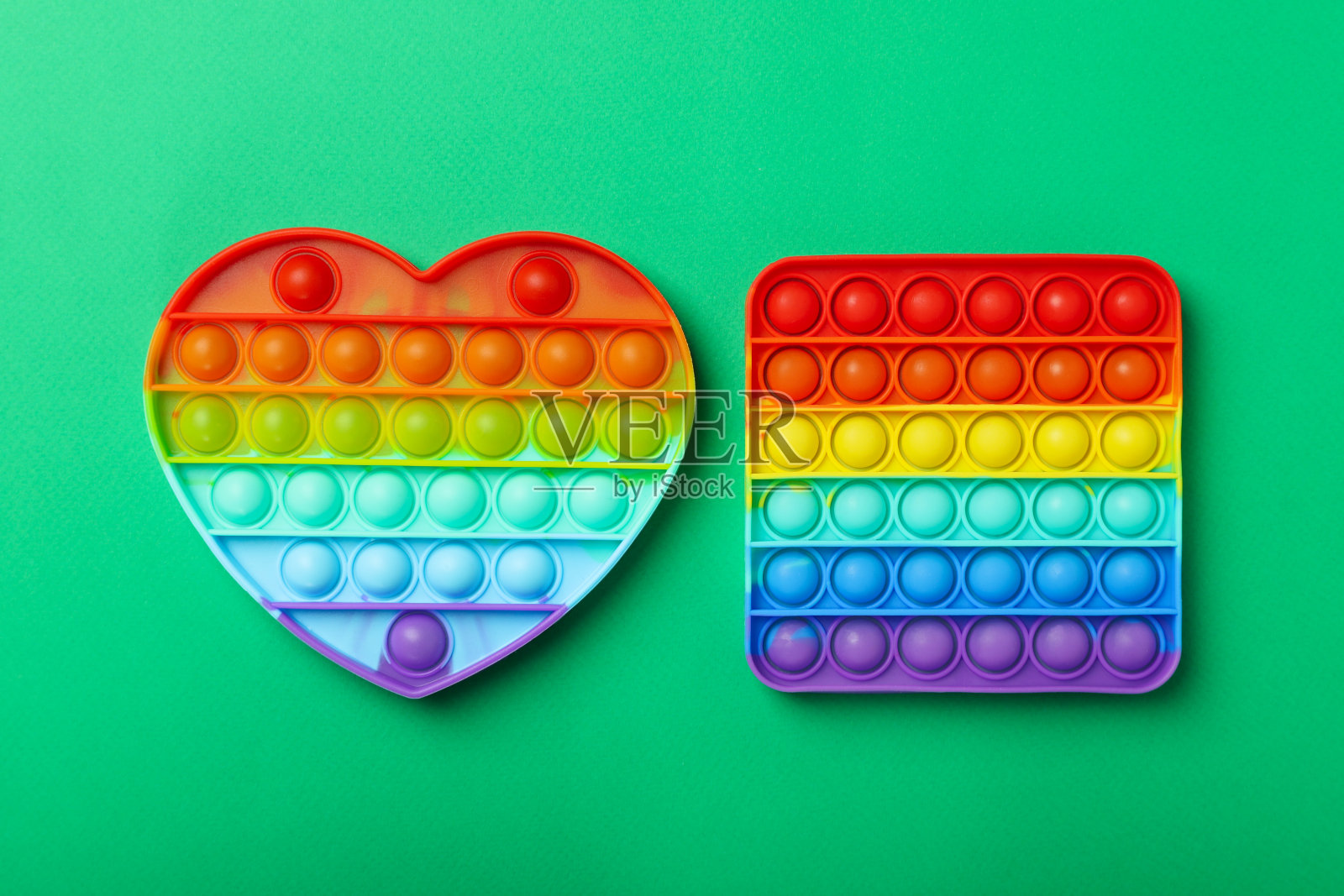 打开薄荷背景，俯视图照片摄影图片