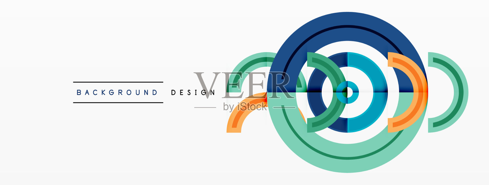 圆圈以网格的形式排列插画图片素材