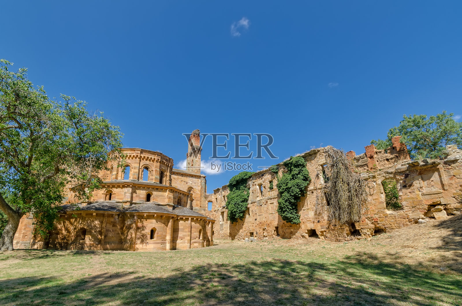 Santa修道院遗址María de Moreruela照片摄影图片