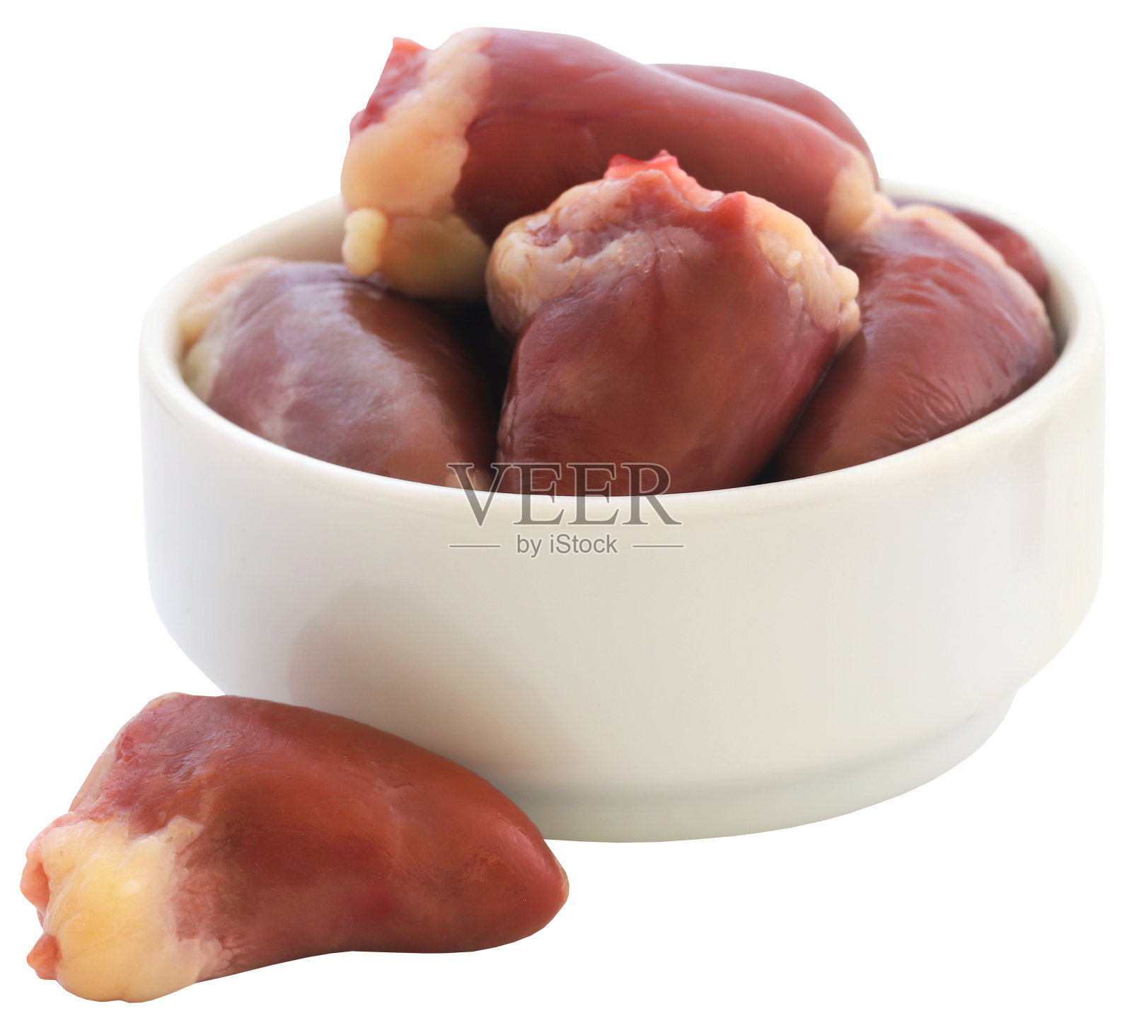 鲜有机鸡心照片摄影图片