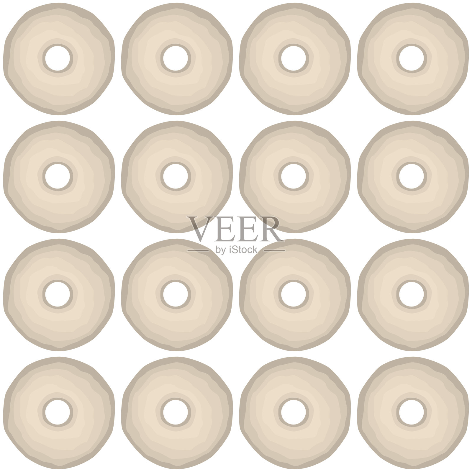 图案自制饼干不同口味的糕点饼干插画图片素材