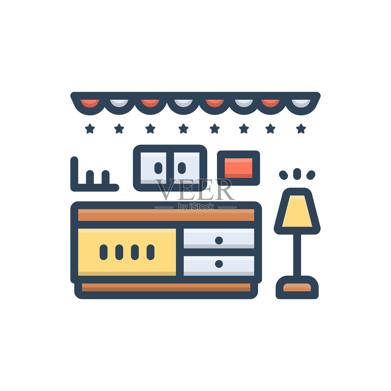 装修装饰插画图片素材