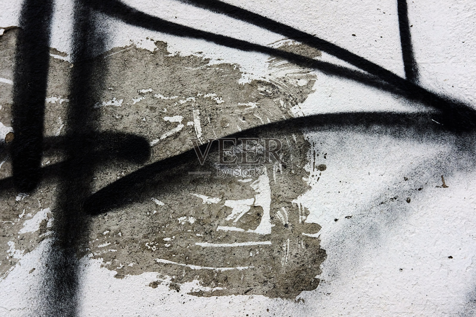 垃圾墙的抽象形式照片摄影图片