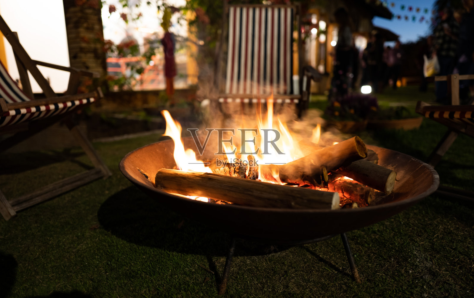 篝火照片摄影图片