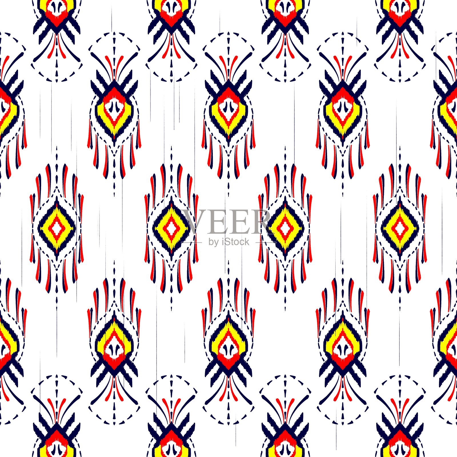 无缝几何图案插画图片素材