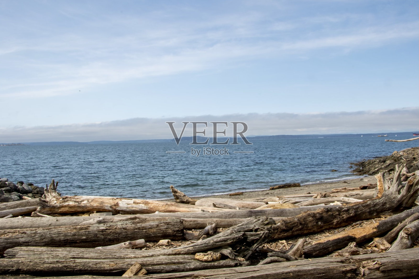 西雅图口袋海滩照片摄影图片