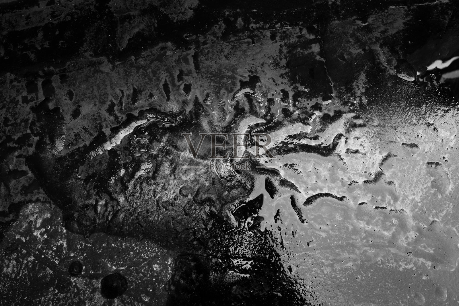 黑色和白色的沙地地形。照片摄影图片