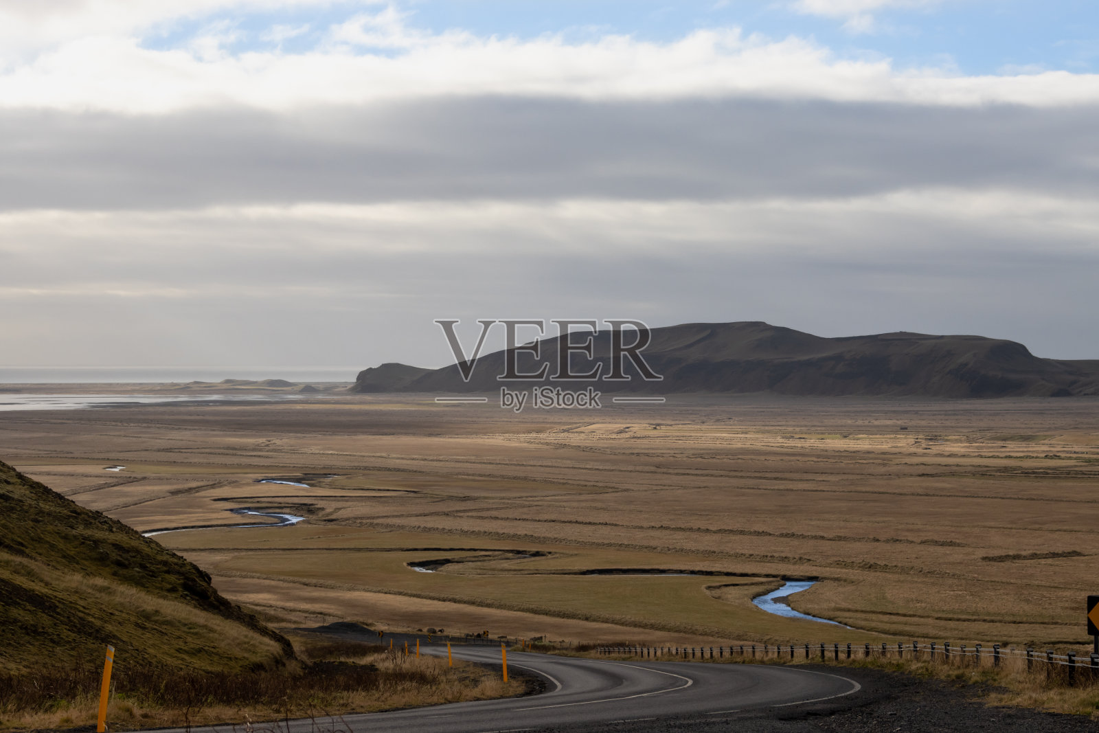 冰岛南部沿海和维克的自然风光照片摄影图片