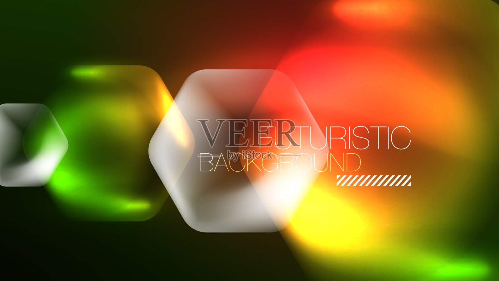 技术数字霓虹抽象背景插画图片素材