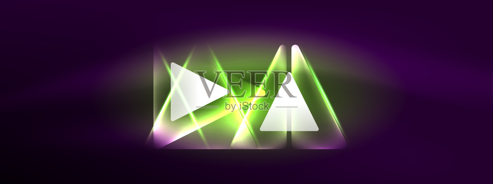 充满活力的几何霓虹灯闪亮线背景插画图片素材