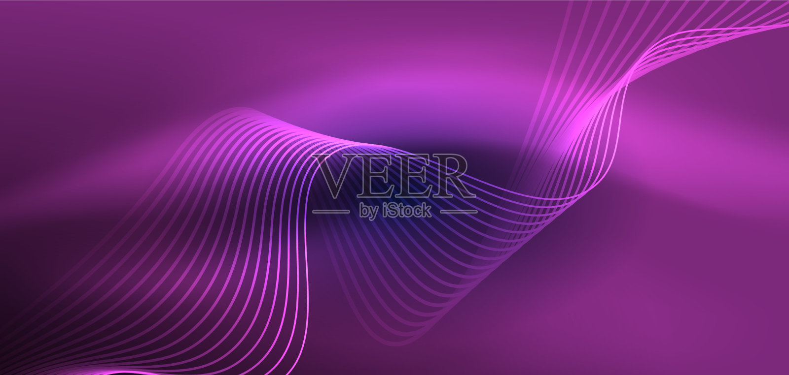 抽象背景霓虹波高科技设计插画图片素材