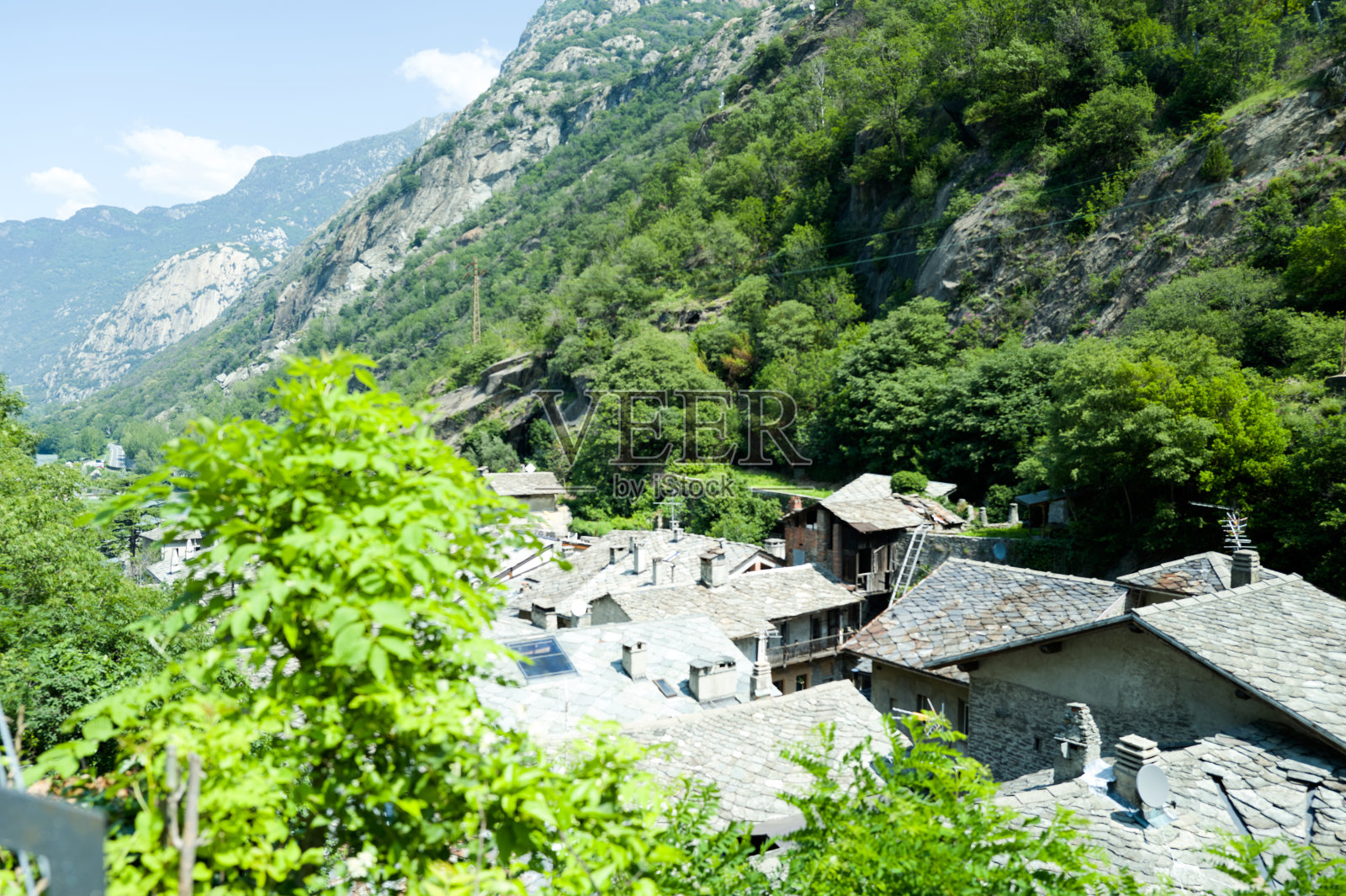 意大利奥斯塔的巴德堡照片摄影图片