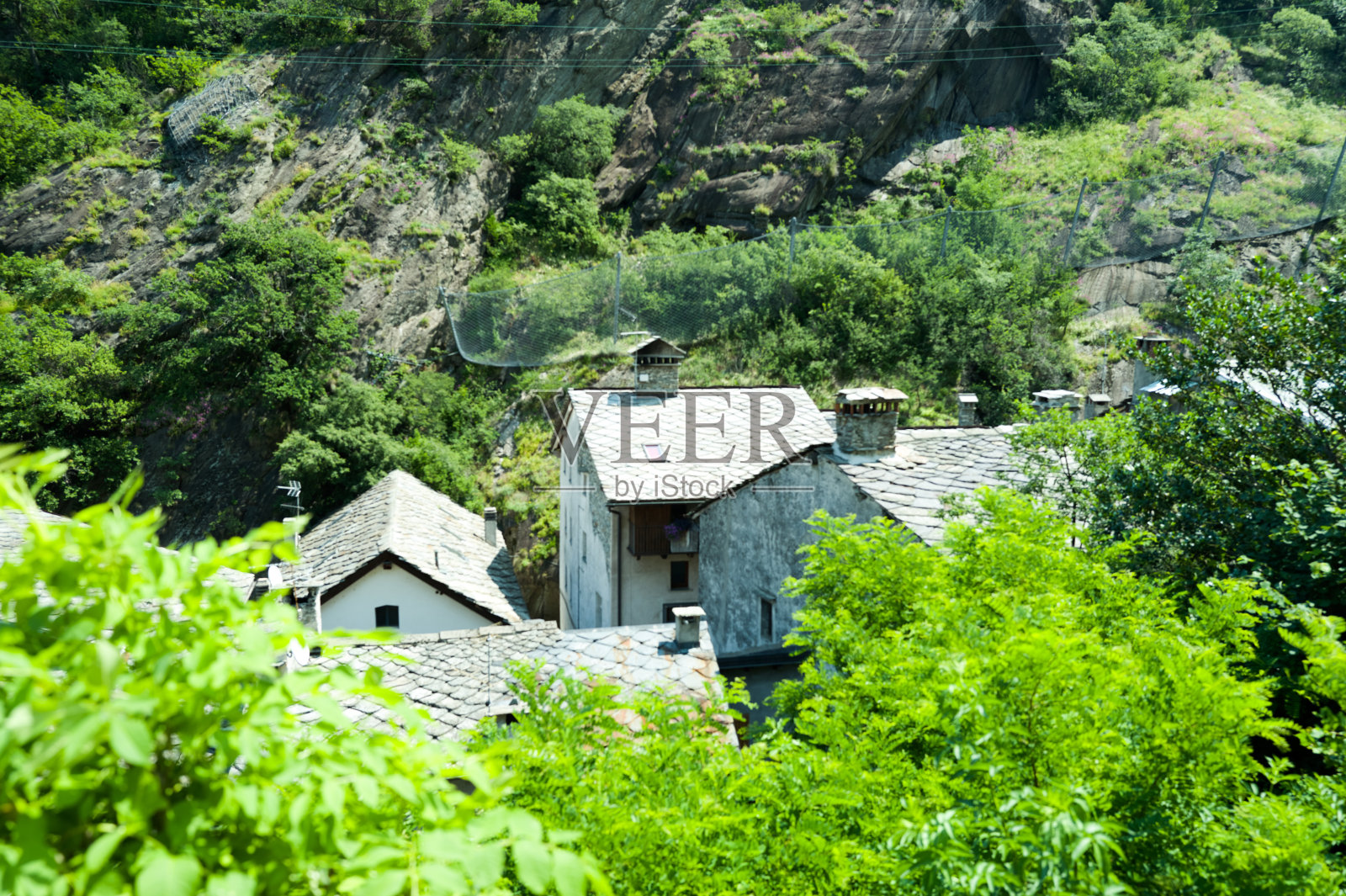 意大利奥斯塔的巴德堡照片摄影图片