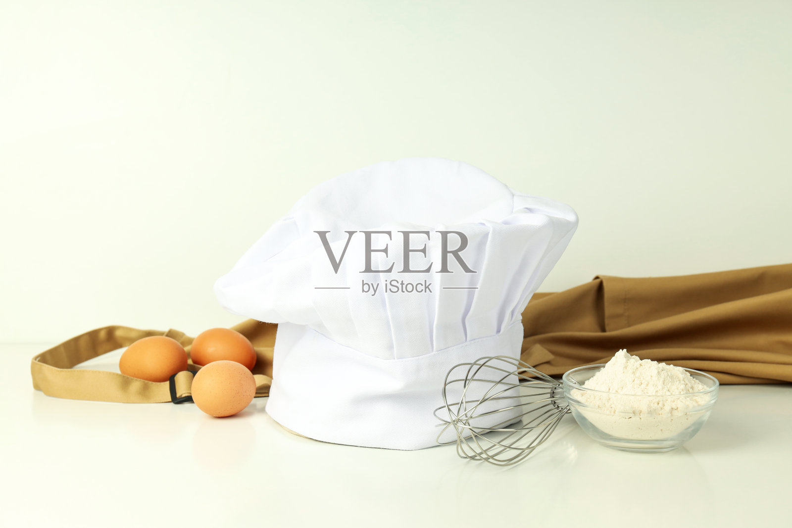 厨师帽烹饪食物的概念照片摄影图片