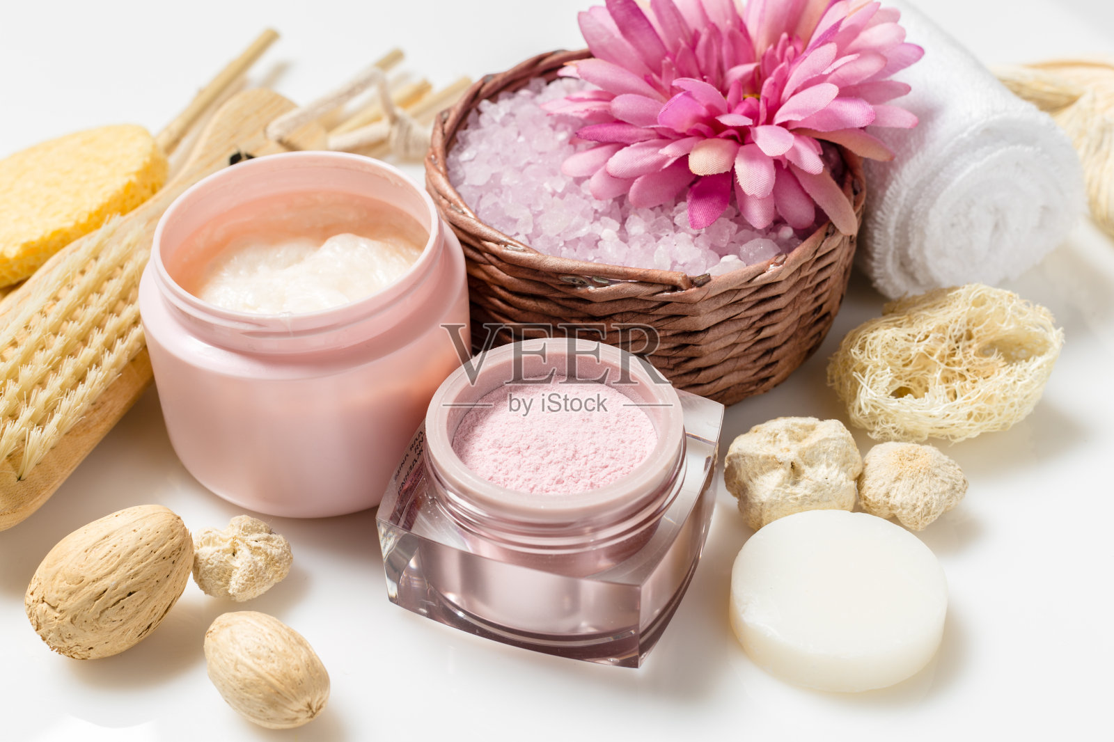 美丽的温泉环境照片摄影图片