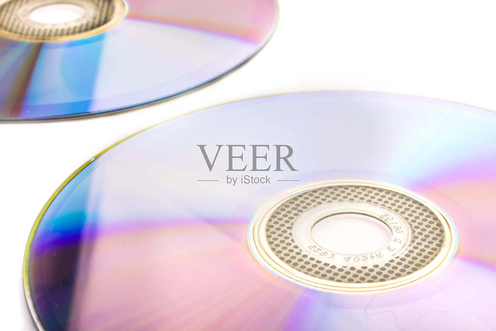 CD DVD隔离在白色上照片摄影图片