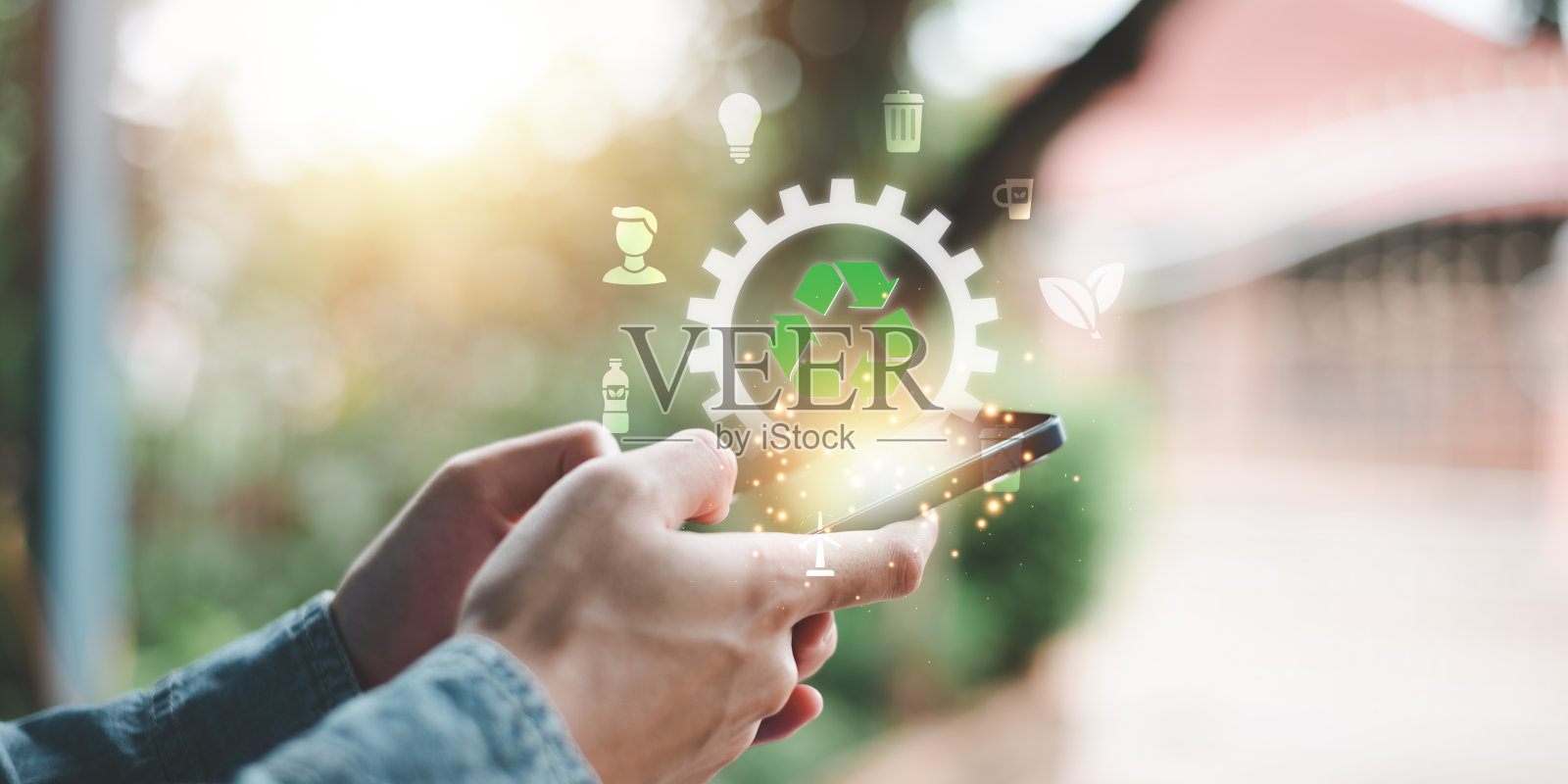 回收再利用理念、废物环保生态、废物回收再利用、生活垃圾分类、环境保护、拯救世界、生态运动照片摄影图片