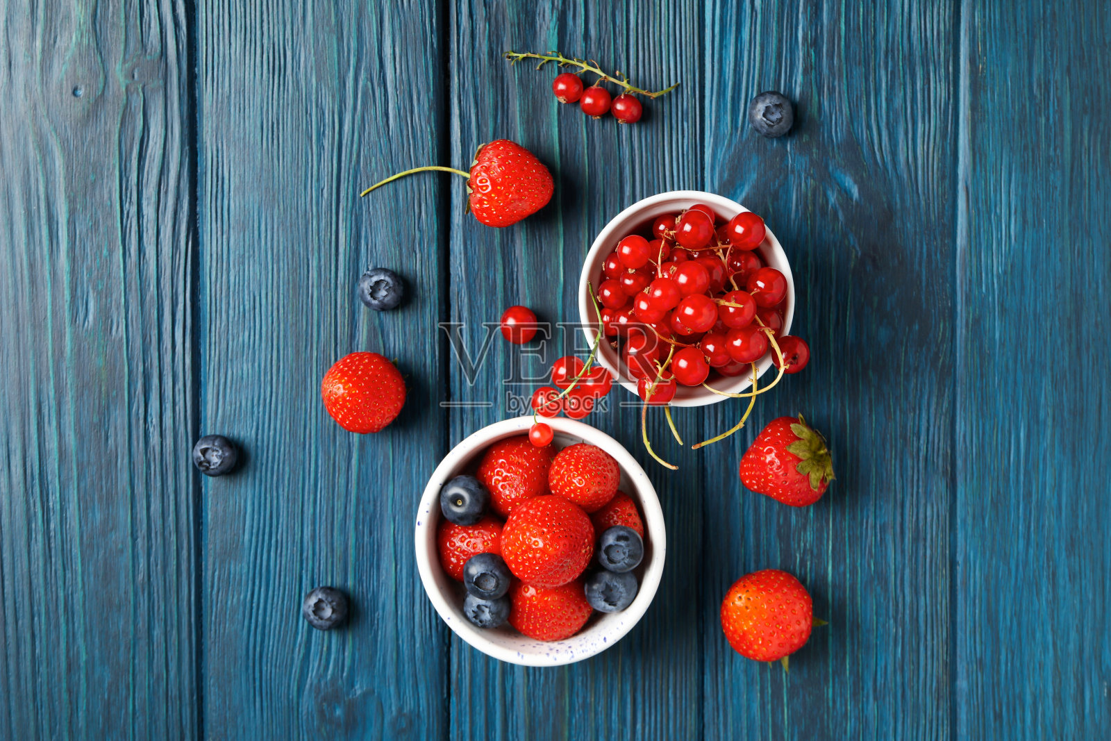 新鲜食物的概念，浆果，俯视图照片摄影图片