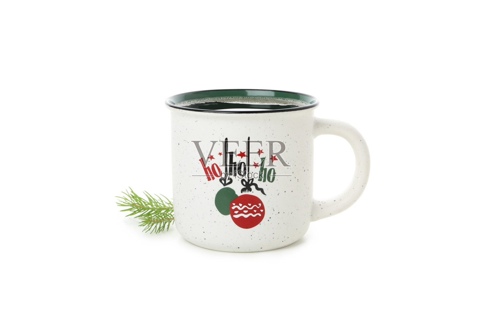 圣诞和新年的概念，孤立在白色的背景上照片摄影图片