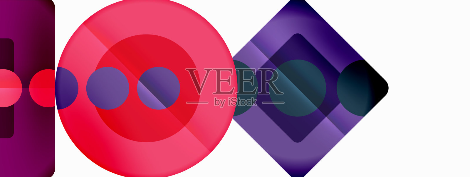 新潮的最小几何抽象背景插画图片素材