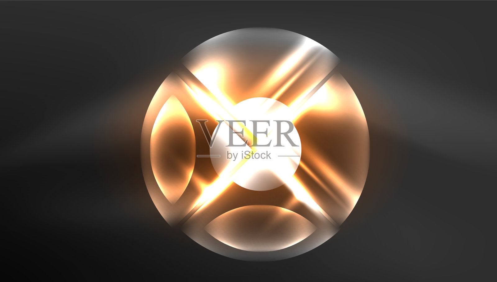 抽象背景科技霓虹发光圈插画图片素材