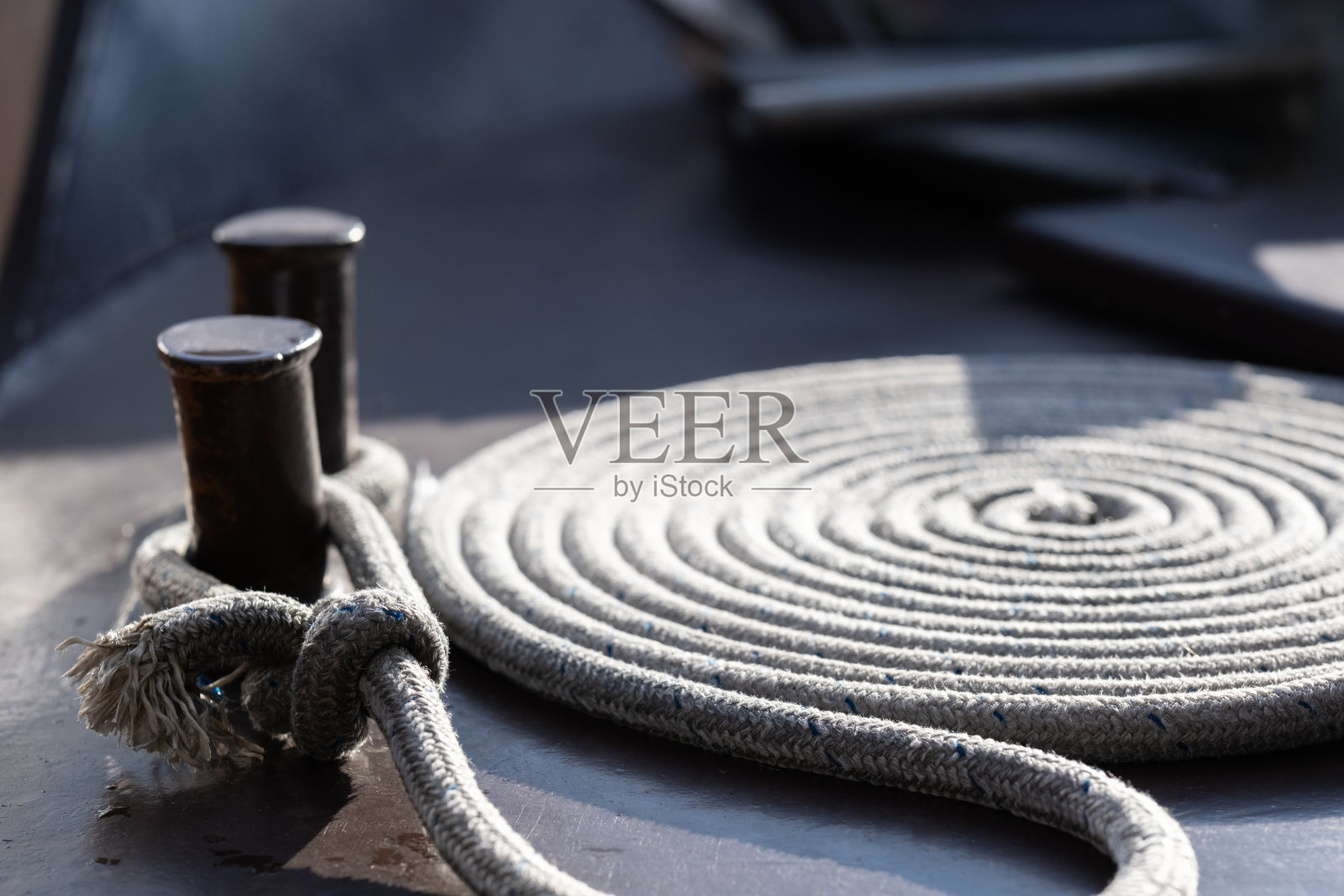 船上的卷绳照片摄影图片