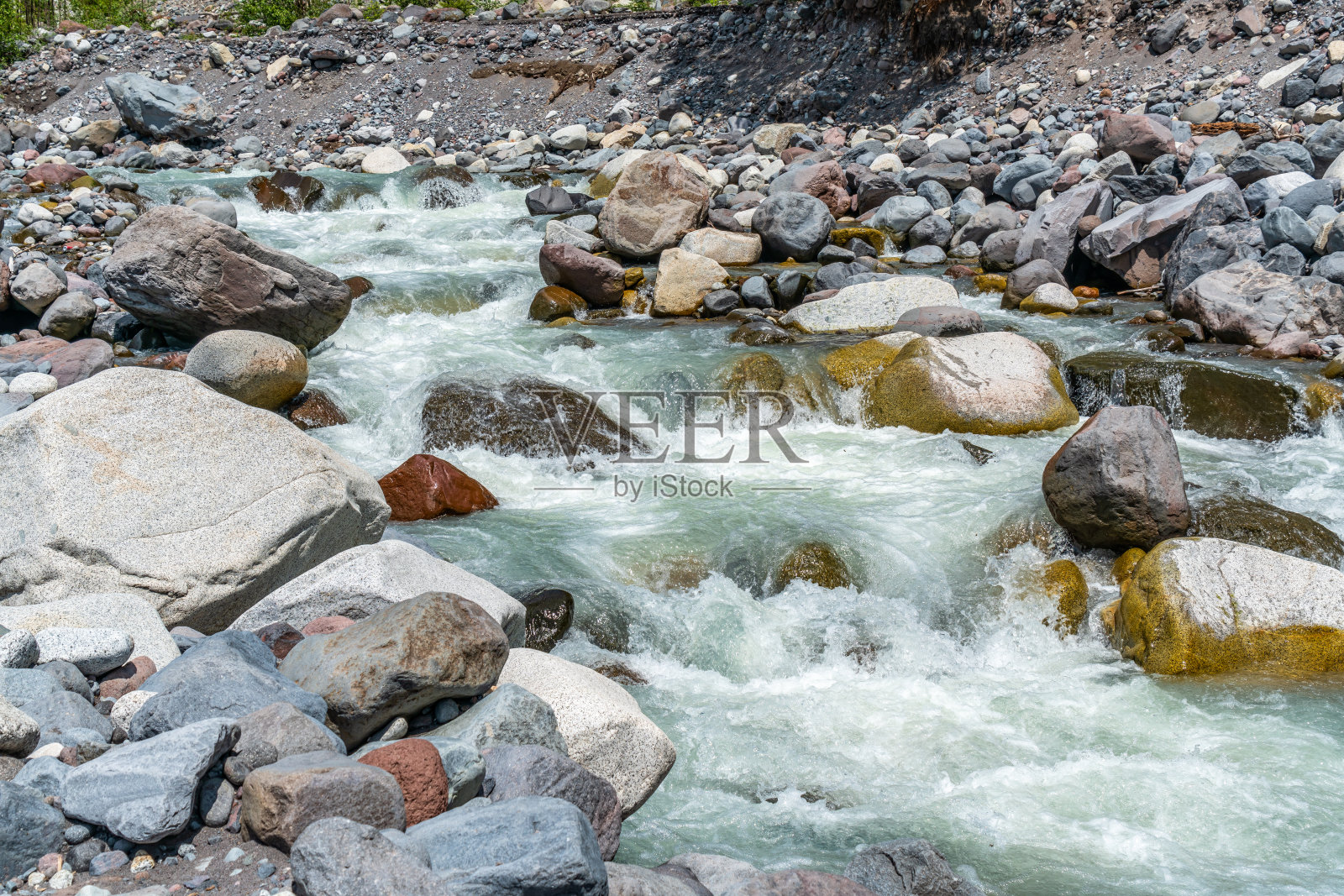 冰河白水河照片摄影图片