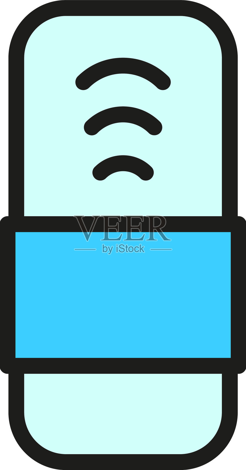 手腕追踪器图标变平图标素材