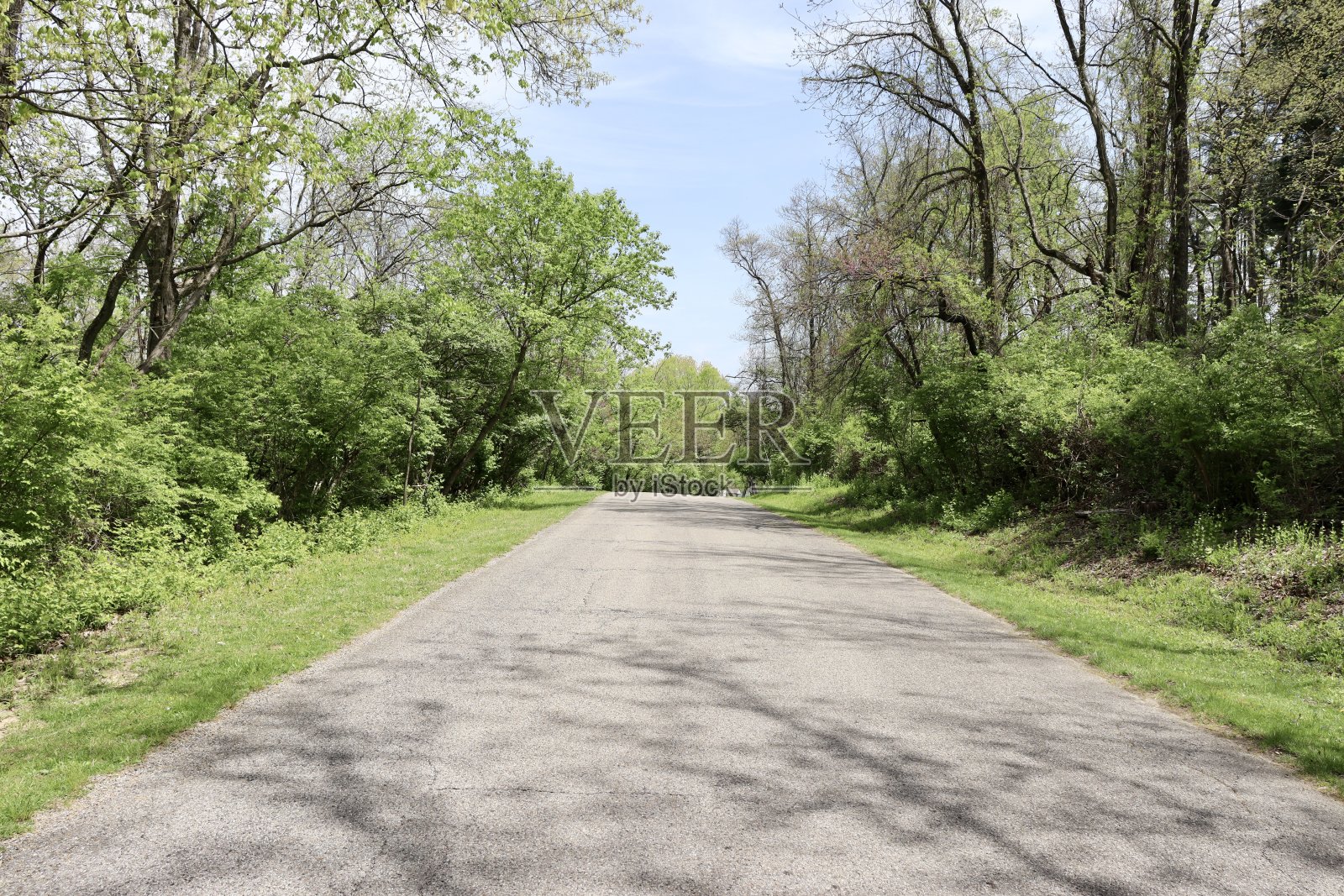 空无一人的道路照片摄影图片