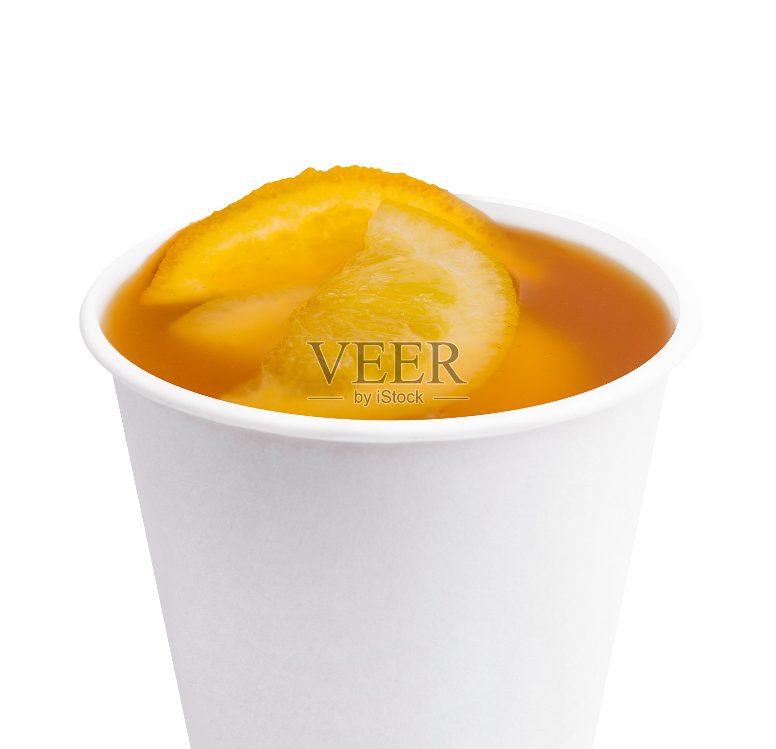 健康的姜黄饮料上孤立的白色照片摄影图片