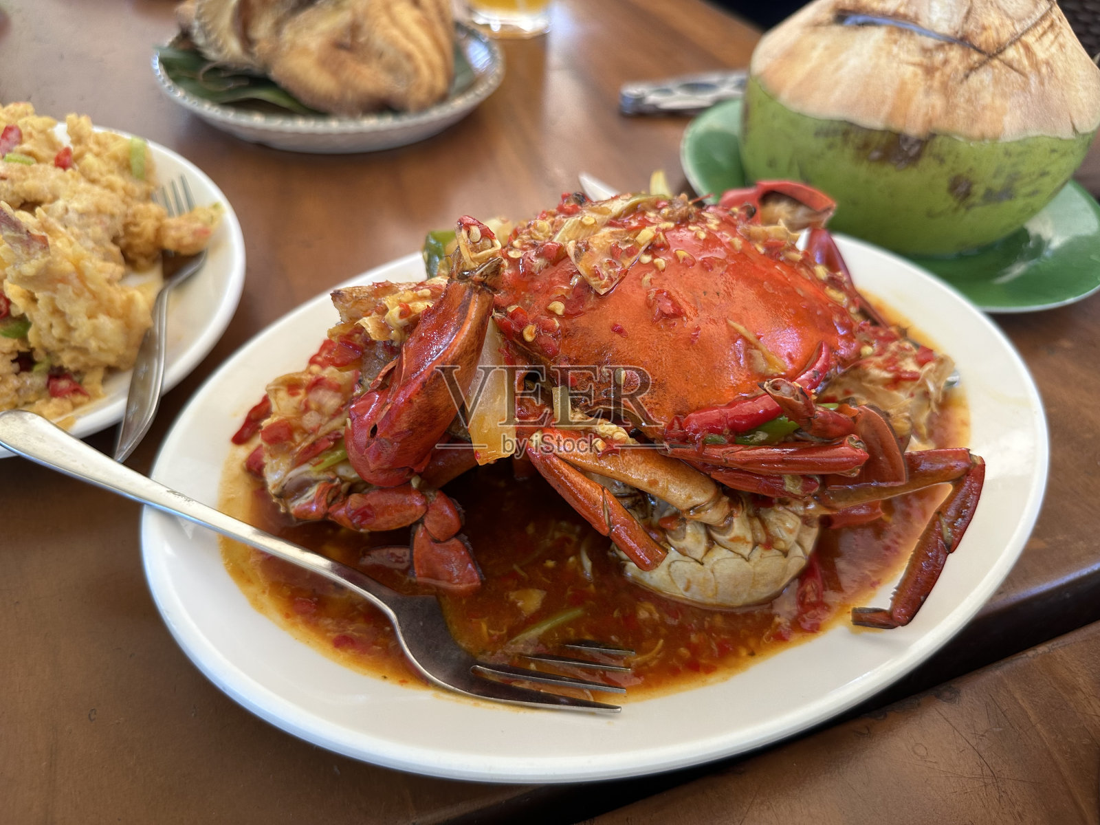 黎加酱蟹照片摄影图片
