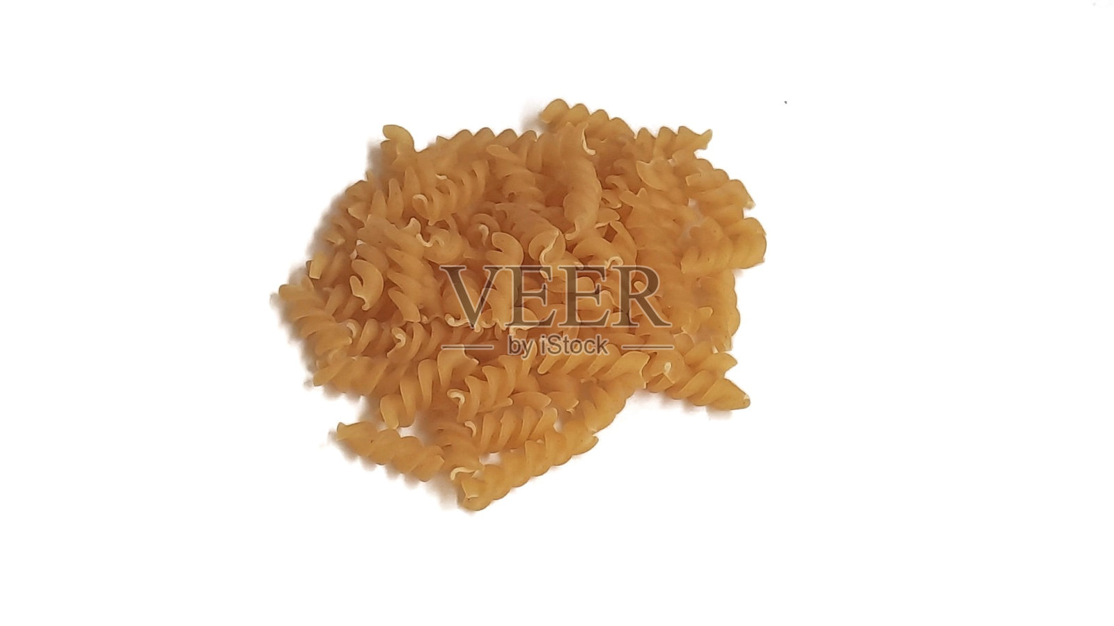 一堆螺旋形的意大利面照片摄影图片