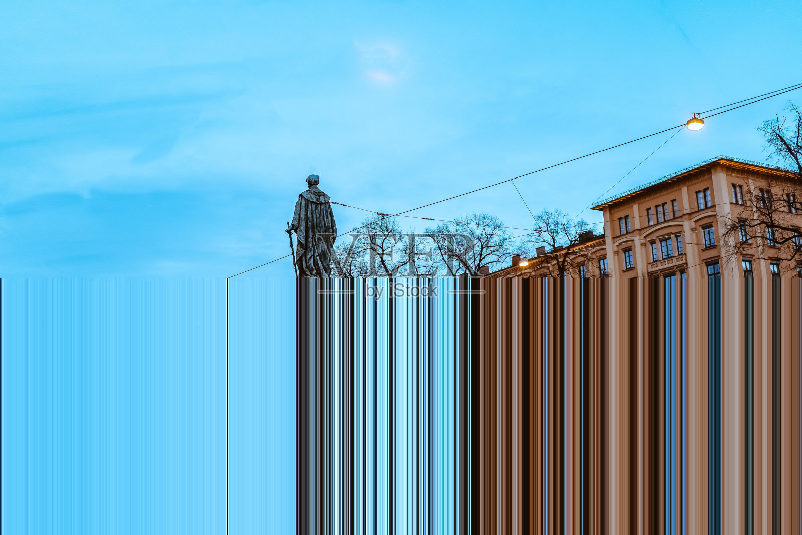 空死记硬背侧照片摄影图片